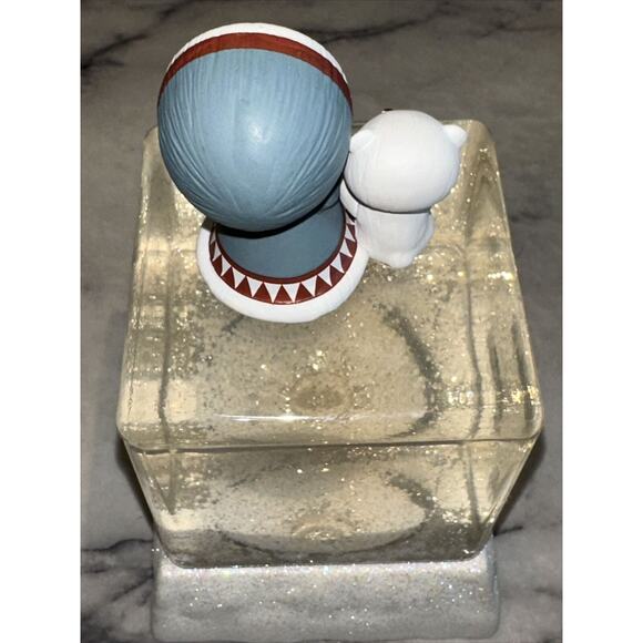 Hallmark Frosty Friends Waterglobe Cube Merry Christmas Bear Eskimo Snow Globe - Picture 6 of 9